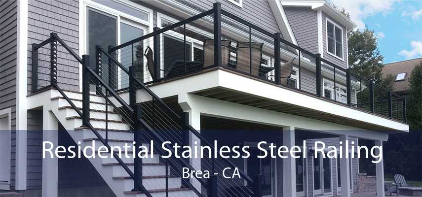 Residential Stainless Steel Railing Brea - CA