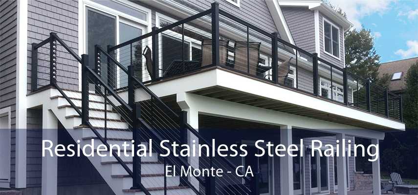 Residential Stainless Steel Railing El Monte - CA