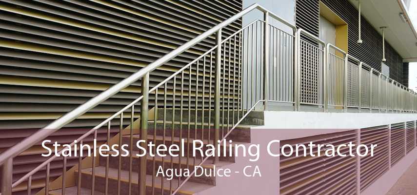 Stainless Steel Railing Contractor Agua Dulce - CA