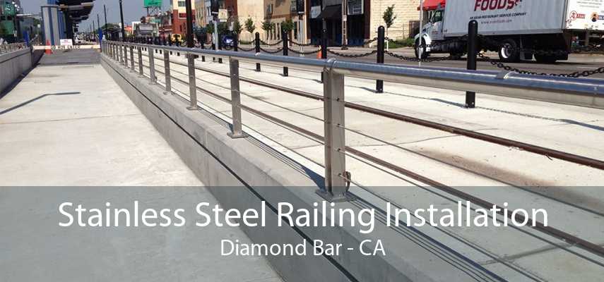 Stainless Steel Railing Installation Diamond Bar - CA