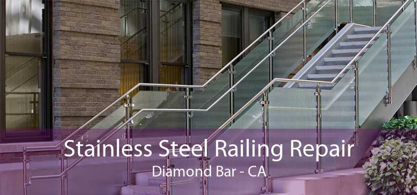 Stainless Steel Railing Repair Diamond Bar - CA