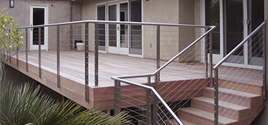 Residential Stainless Steel Railing in Malibu